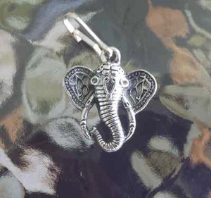 ANIMAL 1 ELEPHANT Zipper Pull / PENDANT or Charm All New. - Picture 1 of 1
