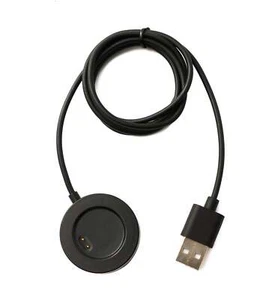 USB 2.0 Cable 95 CM Charging Dock for Realme Techlife Dizo Watch Pro IN Black - Zdjęcie 1 z 4