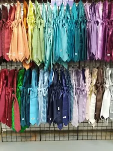 Lot of 50 Boys Size Ties Pretied Colorful Patterned Bulk Discount Wholesale Kids - Picture 1 of 3