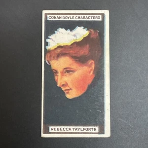 24 REBE TAYLFORTH SHERLOCK HOLMES 1923 BOGUSLAVSKY GREEN ORIGINAL CIGARETTE CARD - Picture 1 of 2