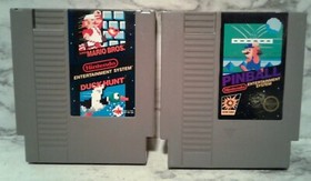 2 Videogiochi Nintendo NES Vintage - Super Mario Bros / Duck Hunt & Pinball TESTATI