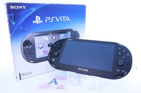 Sony PS Vita PCH-2000 Black With Box Tested Working [Rank:A]