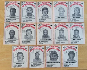 1986 NFL DAIRY PAK MILCHKARTON LOT - 14 of 24 CARDS - MARINO, ELWAY, MORE - Bild 1 von 4