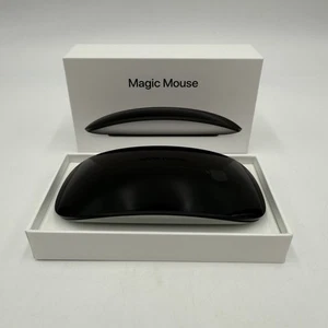Apple Magic Mouse 2 Noir A1657 avec boite - pour pièces ou réparation ne charge pas - Photo 1/7