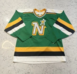 Vintage CCM Minnesota North Stars Jersey Green Gold Men’s M 90s NHL Throwback - Picture 1 of 5