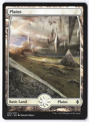 Plains () - Full Art L Battle for Zendikar 253 LP - Image 1 of 2