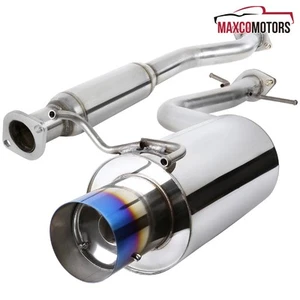 Catback Exhaust Fits 2001-2005 Lexus IS300 3.0L 4" Burnt Tip Muffler Sysem 01-05 - Picture 1 of 7