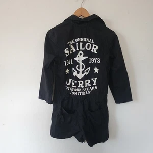 Mono mameluco negro con botones original Sailor Jerry XS para mujer - Imagen 1 de 6