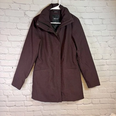 Marmot Burgundy Warm Winter Coat Size Small - Image 1 of 4