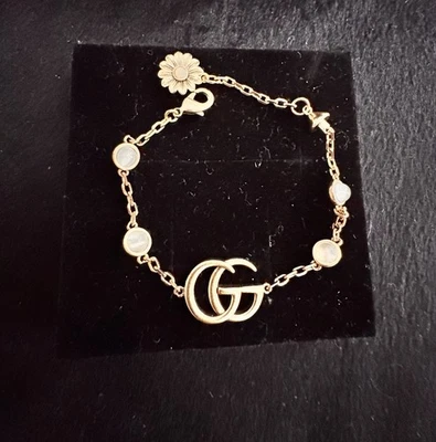 Vintage Of  Gold Plated Bracelet By GG With Box - Image 1 of 3