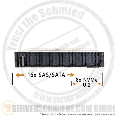 Dell PowerEdge R7525 2U Server 24x 2,5" SFF 16x SAS SATA 8x NVMe* 2x AMD EPYC Ge - Bild 1 von 4