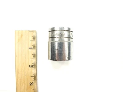 SNAP-ON TOOLS 1/2" DRIVE 15/16" SHALLOW 12 POINT SOCKET - MADE IN USA - SW-301 - Image 1 of 4