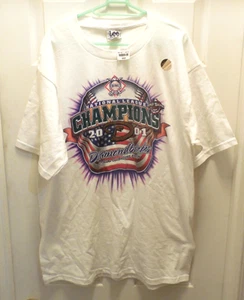 Vintage Arizona Diamondbacks Shirt LRG 2001 Y2K World Series NL Champions MLB - Picture 1 of 9