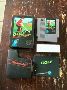 Golf Nintendo NES Game 1985 Complete In Black Box - Picture 1 of 24