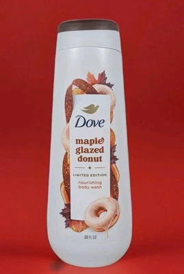 Dove Beauty Edición Limitada Holiday Treat Jabón Corporal Esmaltado de Arce Donut 20 fl OZ Foto 1 de 2