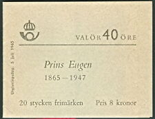 SWEDEN (H171B) Scott 685a, 40ore Prince Eugen Booklet,