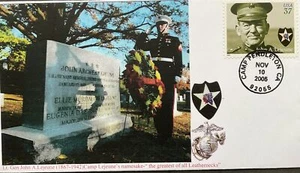 GG (Gary Gozemba) Cachet 3961 Lt. General John A. Lejeune Buried Marine Salute - Picture 1 of 1