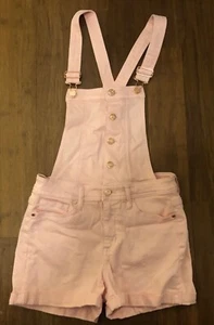 Overalls Shortalls Pink Rose Gold Guess Size 4 /27 Cute Vacation Summer Vacation - Picture 1 of 19