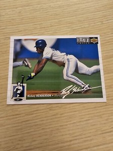 1994 Upper Deck Collector's Choice  Rickey Henderson #131  Silver Signature