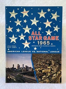 BEAUTIFUL 1965 Major League Baseball All-Star Game Program, Minnesota Twins NM+! - Picture 1 of 17