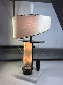 1950s MOSS Lamp Girl Lights Works Spinner & Girl Mcm Acrylic Rotating Motor - Picture 1 of 15
