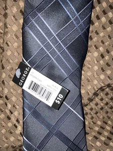George Modern Plaid Black Tie - Picture 1 of 1