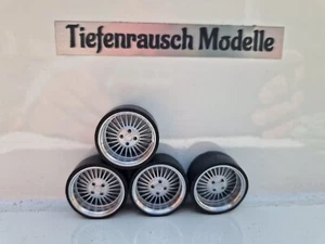 1:18 Echt Alu Felgen Audi VW Mercedes Opel BMW Tuning - Bild 1 von 1