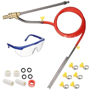 Kit de chorro de arena 5000 PSI lavadora a presión accesorio de chorro de arena húmedo sin polvo AU - Imagen 1 de 16
