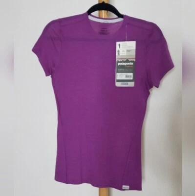 Flawed NWT Patagonia Women s Merino Silkweight Slim Fit T-shirt Size XS - Image 1 of 4