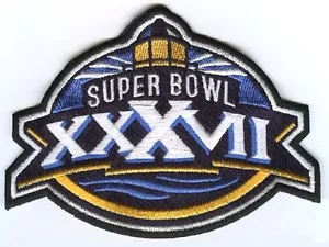 NFL CHAMPION GAME SUPER BOWL XXXVII SB 37 BUCCANEERS vs RAIDERS iron-on PATCH - Picture 1 of 1