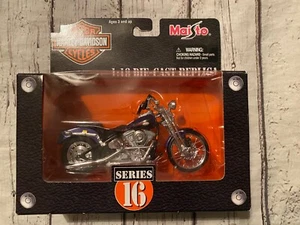 Harley Davidson Maisto 1999 FXSTS Springer Softail Motorcycle 1:18 Series 16-NEW - Picture 1 of 4
