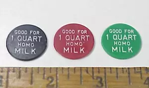 Carnation Milk IOWA - 1 quarto di gettoni HOMO - 3 pezzi - Foto 1 di 2