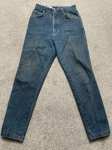 VINTAGE Denim Republic Jeans Adult 8/9 Blue High Rise Western Mom 90s USA * - Picture 1 of 12