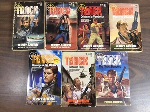 7 TRACK Books By Jerry Ahern 1, 2, 5, 7, 8, 10, 11 ACCEPTABLE Lot - Picture 1 of 18