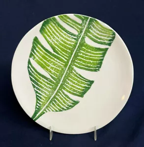 Vietri 'Into the Jungle' 8 1/2" "Banana Leaf" Salad Plate - Picture 1 of 3