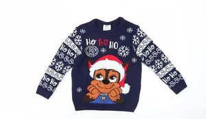 Vanilla Underground Boys Blue PAW Patrol Christmas Jumper 5-6 Years - Picture 1 of 12