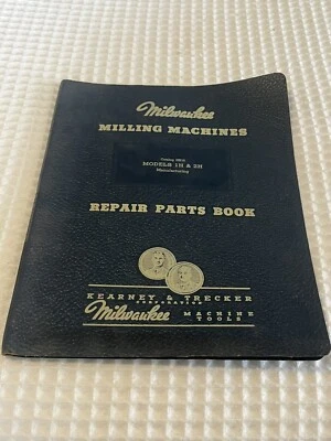 Milwaukee Kearney Trecker Model 2H & 1H Milling Machine Parts Manual - Image 1 of 4