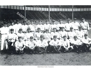 1923 NEW YORK YANKEES WORLD SERIES CHAMPIONS 8X10 TEAM PHOTO  - Picture 1 of 1