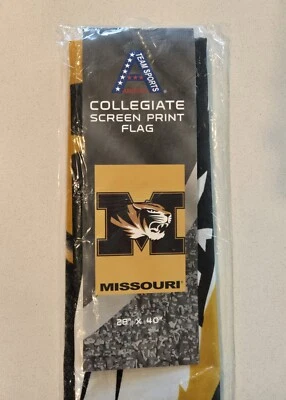 Missouri Tigers Flag/Banner - 28"x40" - Brand New - Mizzou - Officially Licensed - Image 1 of 4