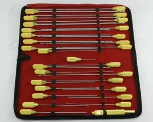 Liposuction cannulas Set of 30 pcs plastic surgery instruments - Picture 1 of 3