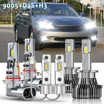 Combo faros LED HID Hi Lo para Lexus ES300 2000-2003 6000K Foto 1 de 4