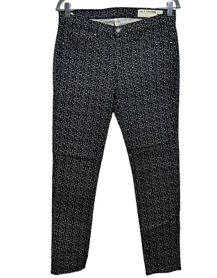 Тряпка и кости брюки женский размер 29 маленький черный леггинсы сужающийся - AC - Изображение 1 из 4