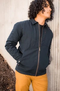LIVSN Century Jacket Navy, Size Large - Picture 1 of 17