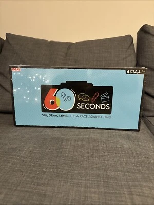 New IDEAL 60 Seconds Family Board Game Say, draw, mime Its a race against time! - Image 1 of 2