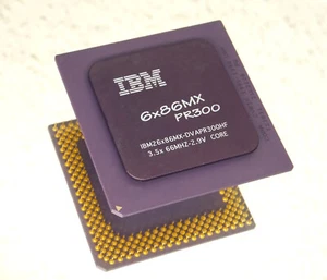 IBM 6x86-300 MHz - Schnellste 686 CPU - Pentium MMX Upgrade - 6x86MX-DVAPR300HF - Bild 1 von 1