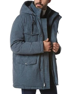 Andrew Marc ANDREW MARC MEN'S YUKON STONE WASH DOWN PARKA JACKET - SIZE L - Picture 1 of 6