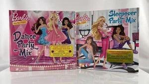 Lot of 2 Barbie My Fab Playlist CDs Sleepover Party Mix / Dance Party Mix - Picture 1 of 8