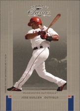 2005 Donruss Classics Washington Nationals Baseball Card #6 Jose Guillen