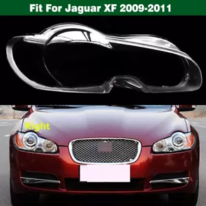 Right Headlight Lens Cover Housing Lampshade Seal Glue For Jaguar XF 2009-2011 - Foto 1 di 10
