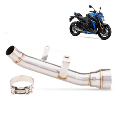 For Suzuki GSXS1000 Katana 1000 2015-2020 Connecting Mid Tube Exhaust Link Pipe - Image 1 of 4